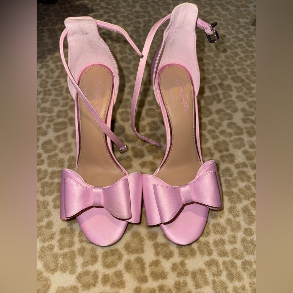 Pink Bow Heels